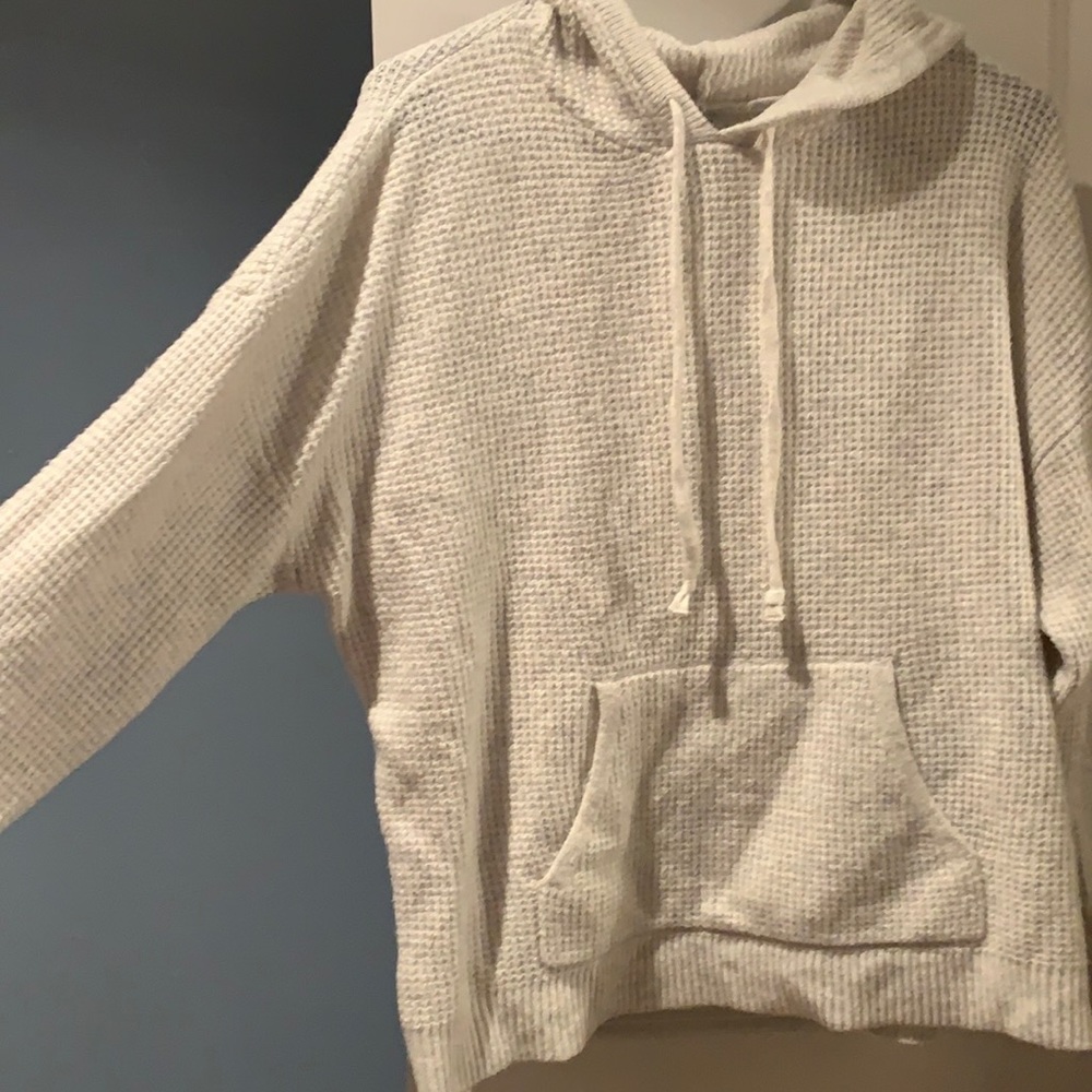 Waffle Sweater Hoodie